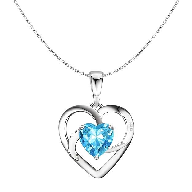 925 silver heart necklace birthday gift for wife india