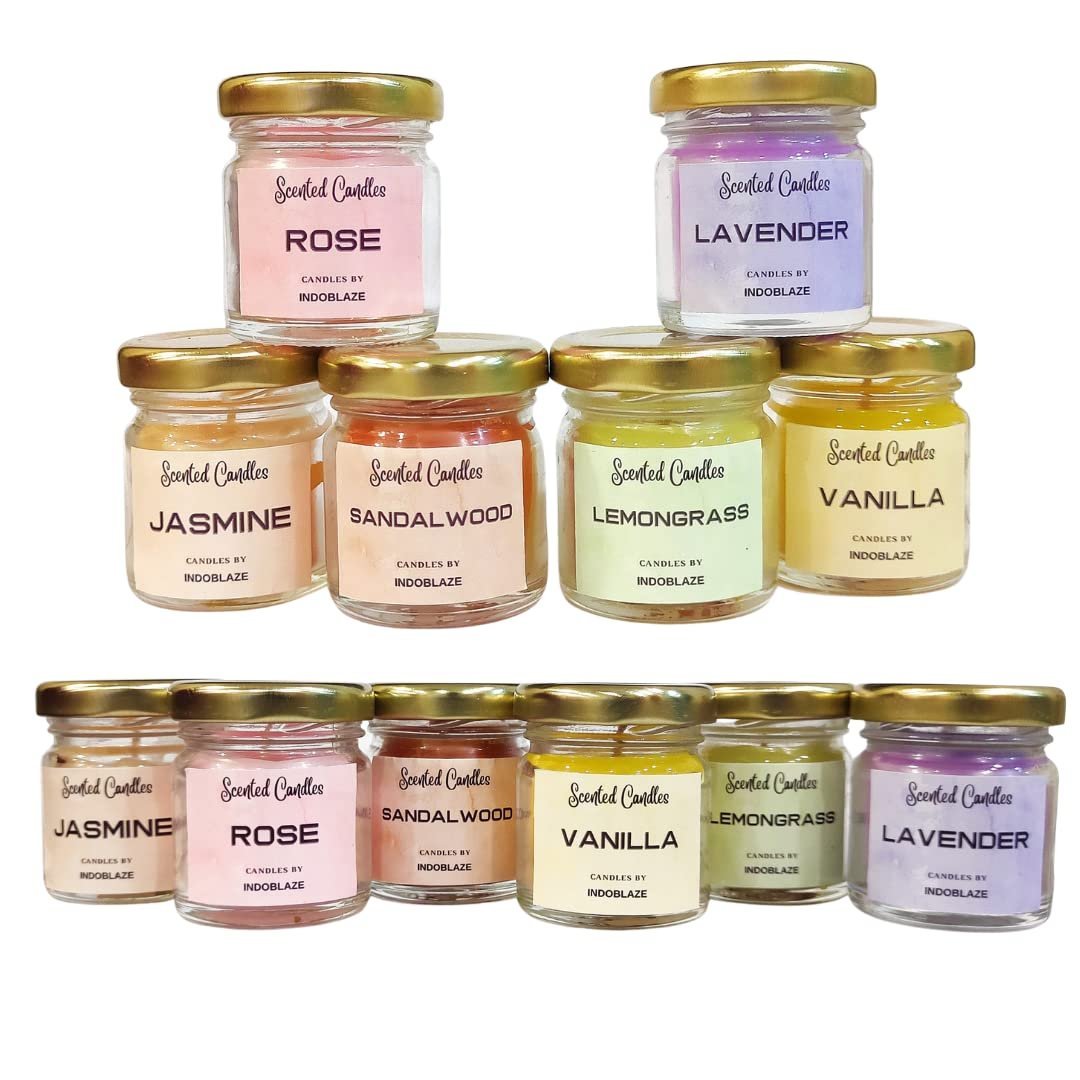 indoblaze scented candle christmas gift set india