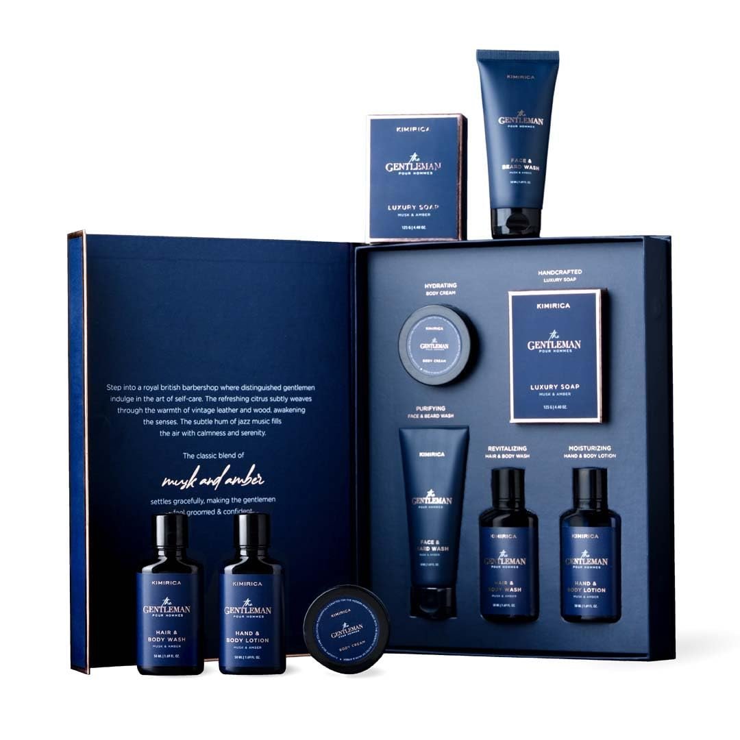kimirica gentleman luxury grooming kit gift for husband india