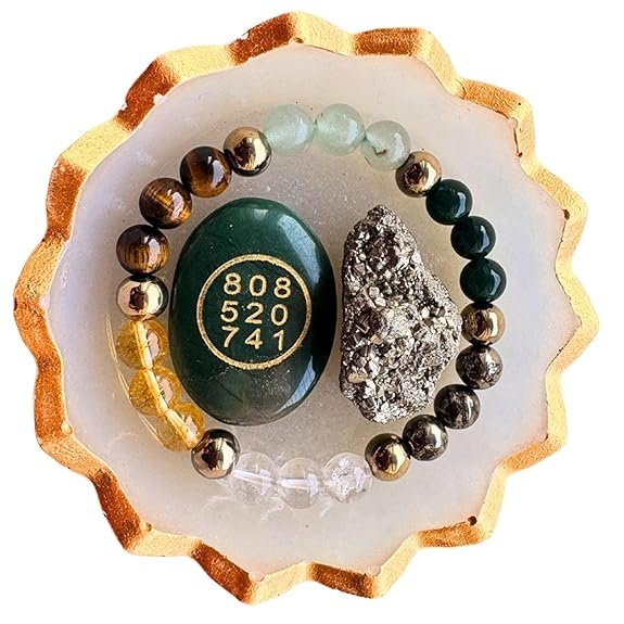 dhanyog wealth crystal bracelet spiritual gift india