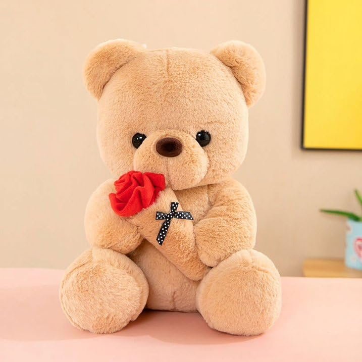 cute teddy bear rose gift girlfriend india